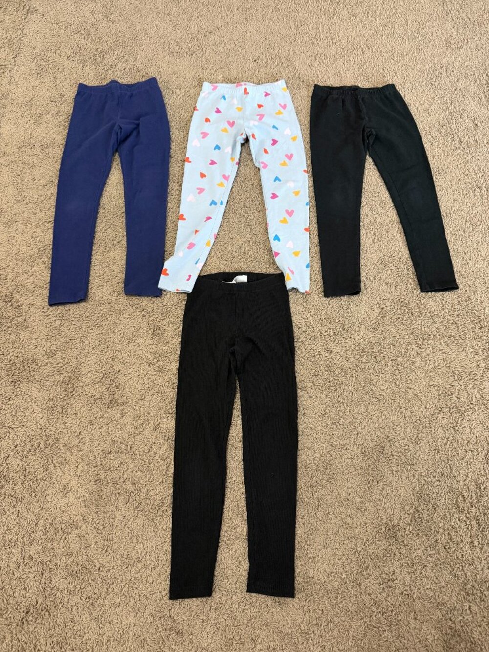 Cat & Jack Girls' Leggings Set (Multicolor) Size 8